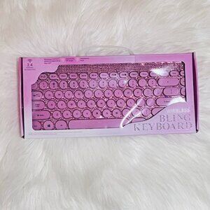 Pink Wireless Bling (Rhinestone) Keyboard